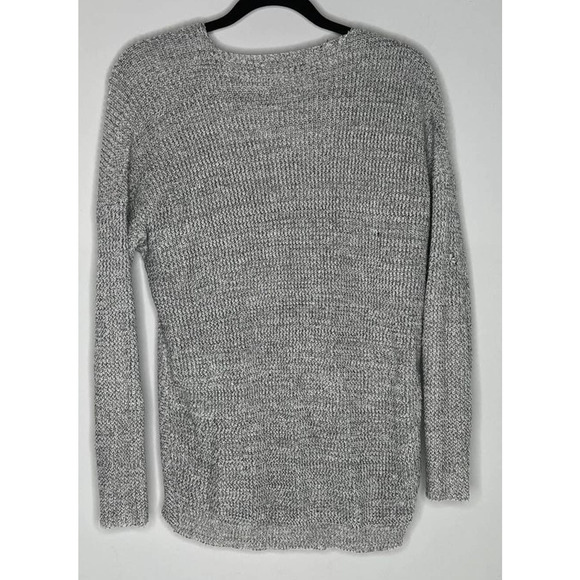 ASTR The Label Crossbody Wrap Sweater Gray Women's XS - Picture 2 of 3